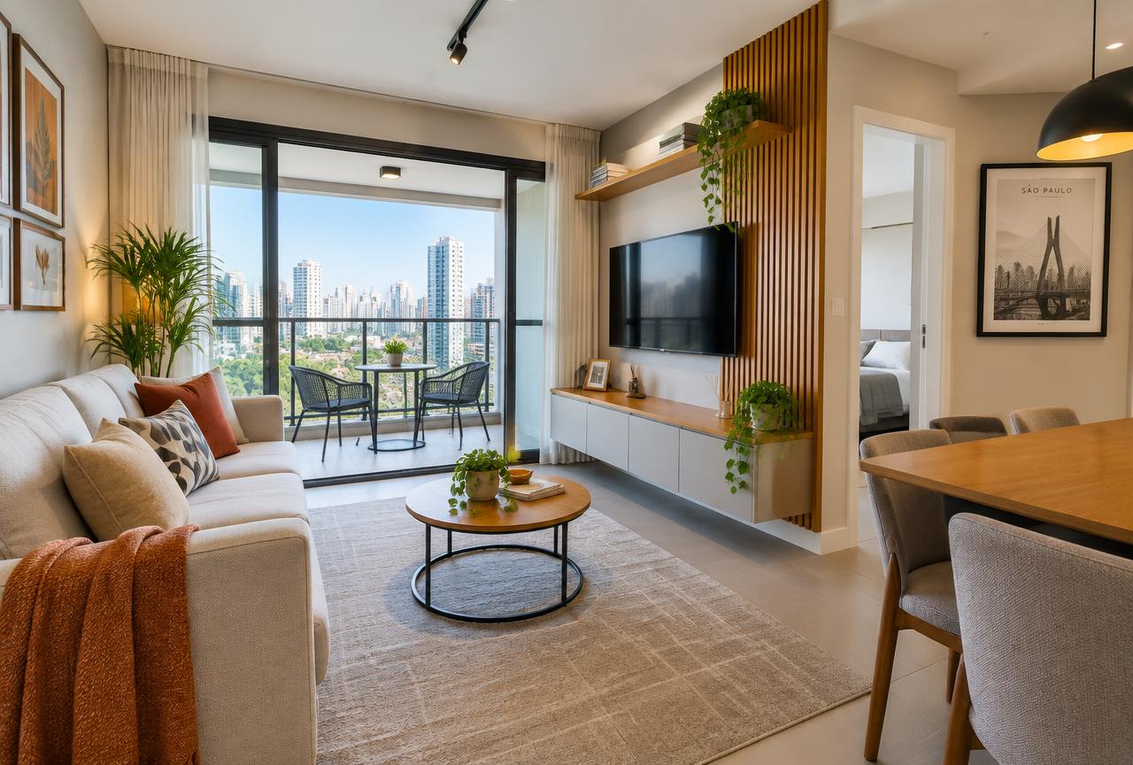 Apartamento mobiliado no Jardim Irajá — Jardim Irajá, Ribeirão Preto